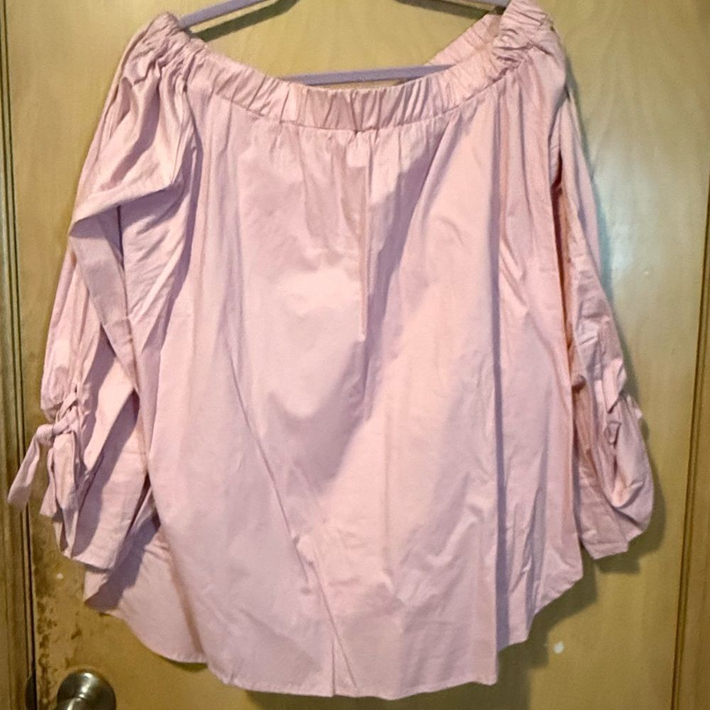 Love In Off Shoulder Pink Blouse size 2XL EUC